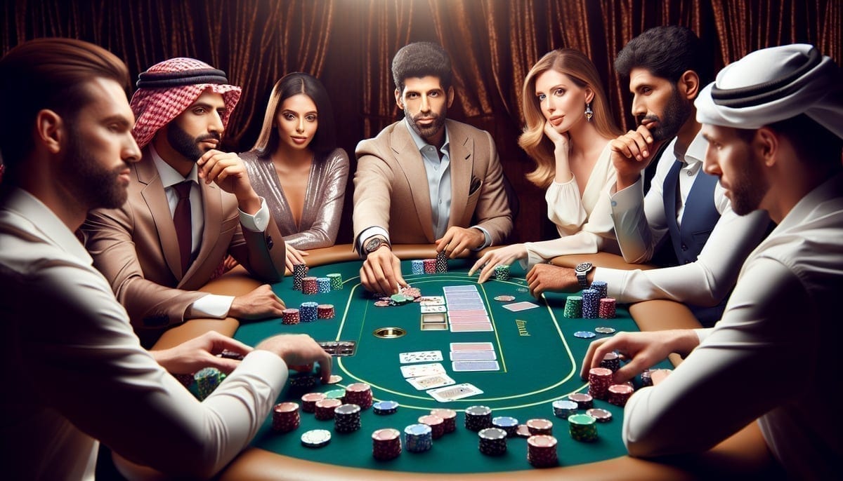 High-stakes poker action at The Big Game on Tour
