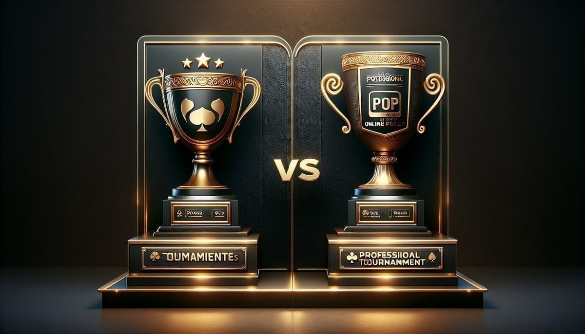 WSOP Online and SCOOP Main Event trophies comparison