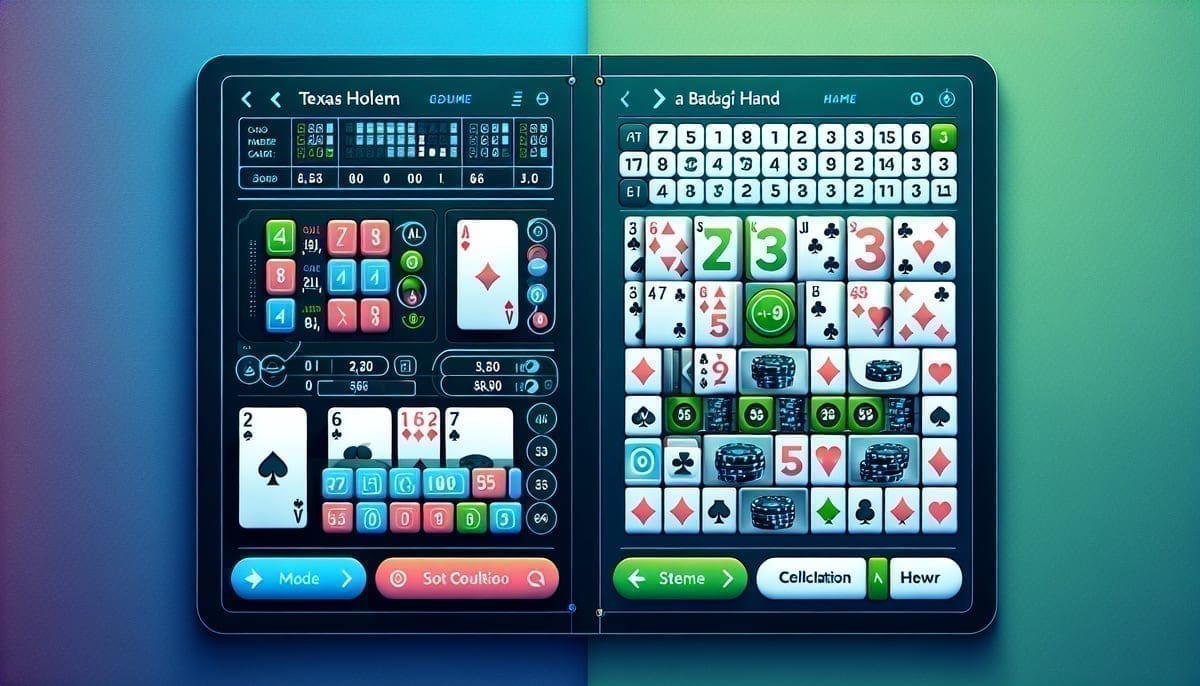 Comparison of traditional Hold'em solver versus new mixed game solver interfaces
