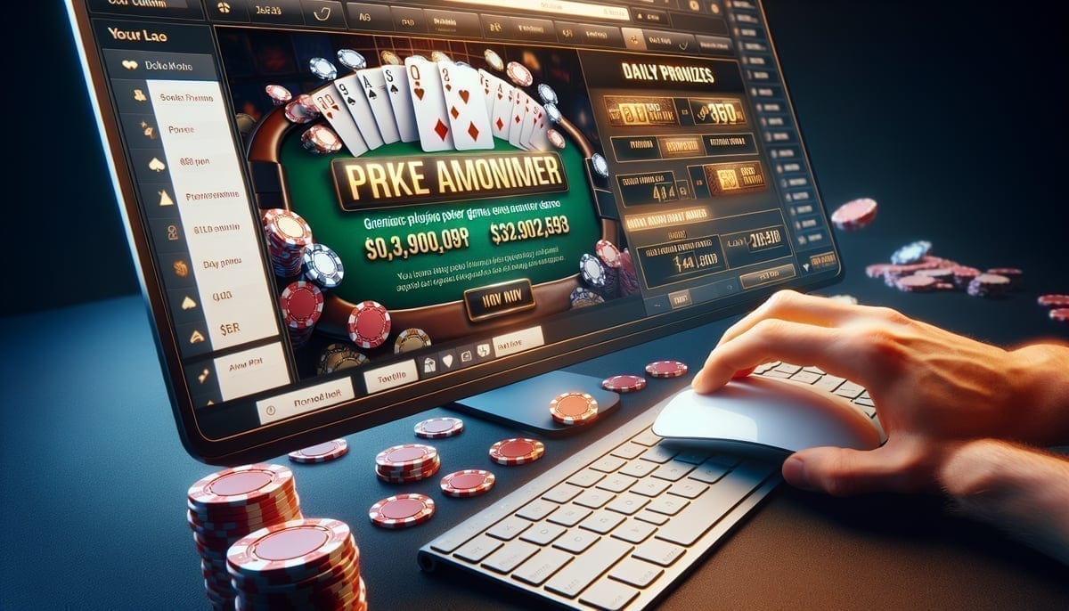GGPoker April promotion interface on computer screen