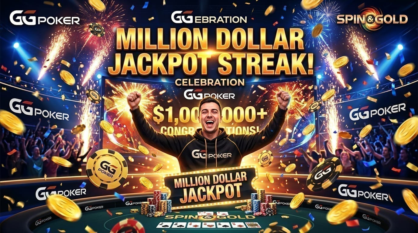 GGPoker's $1M Spin & Gold Jackpots Hit Five Times in Four Weeks, Sparking Player Frenzy