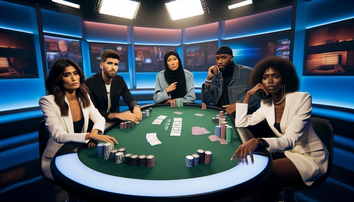 Poker pros reacting to unconventional play