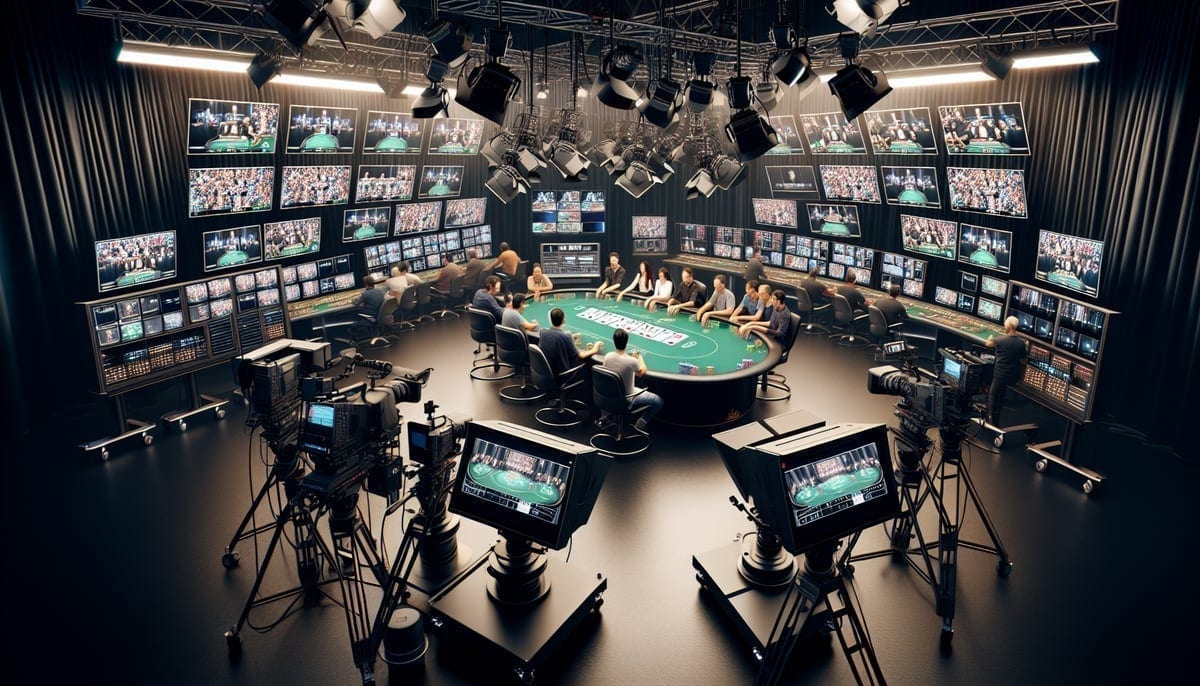 Behind the scenes of televised poker production