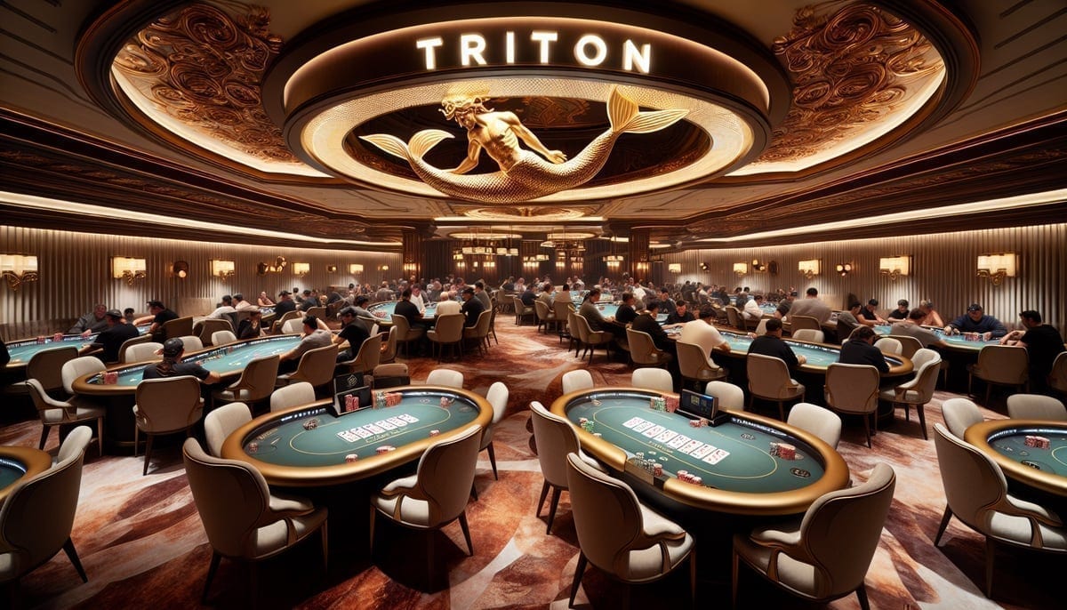 High stakes action at Triton Poker Series event