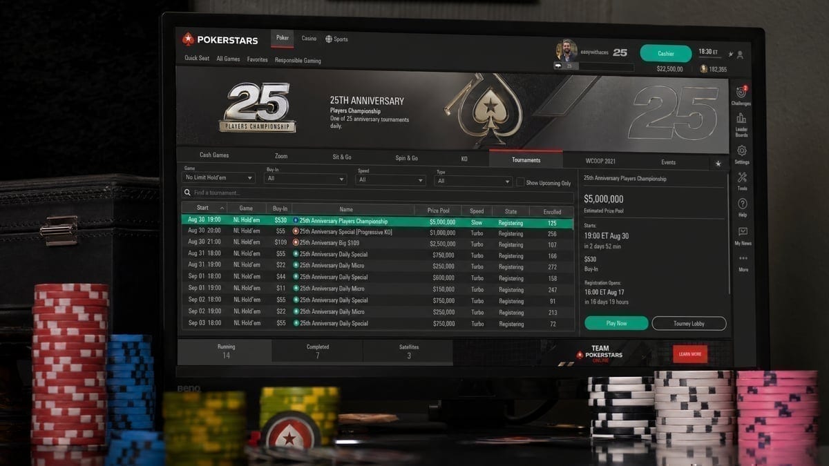 PokerStars Anniversary Series Drops $50M Guarantee Bomb