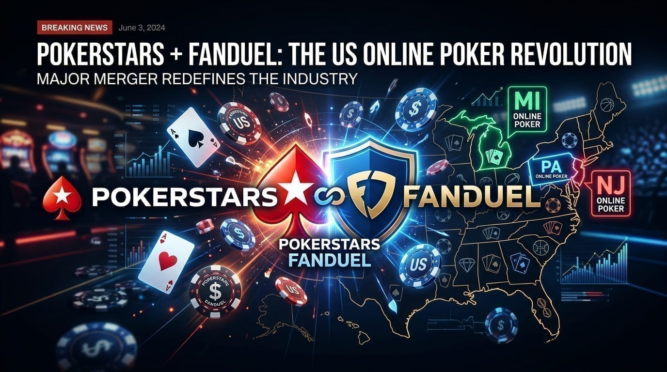 PokerStars-FanDuel Merger Reshapes US Online Poker Market with Unified Platform