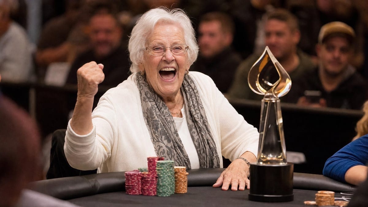 83-Year-Old Lilian Welch Wins 888poker UKPL Blackpool Main Event