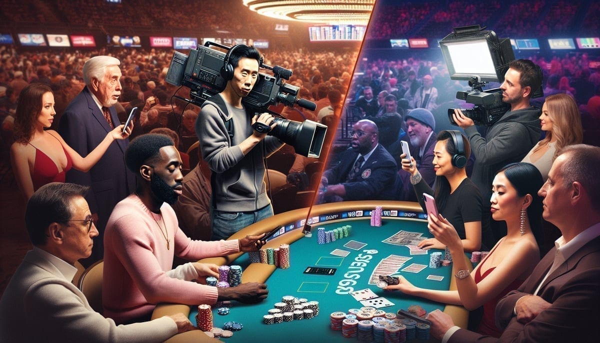 Evolution of WSOP media coverage from traditional TV to social media creators