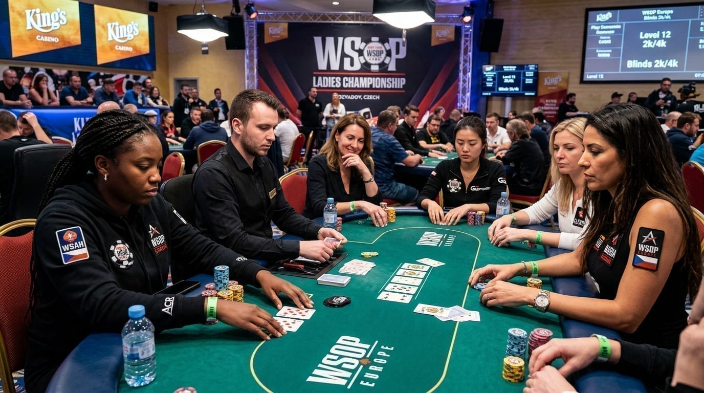 Female poker professionals at WSOP Europe Ladies Championship