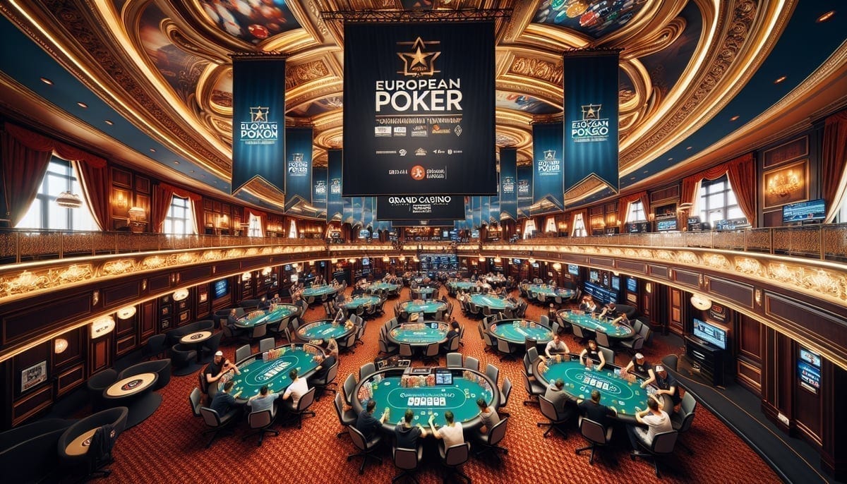 King's Casino Prague during WSOP Europe tournament action