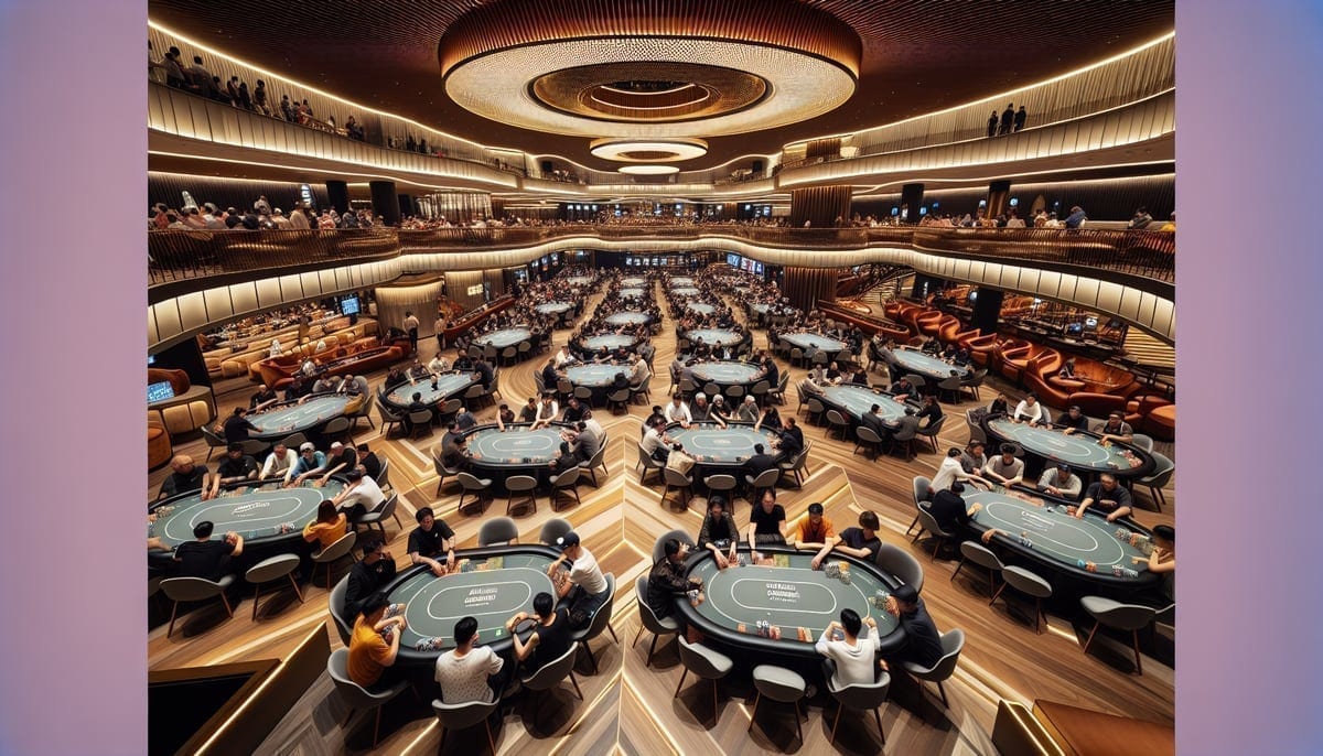 King's Casino poker room during WSOP Europe action
